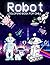 Robot Funny Coloring Book F...