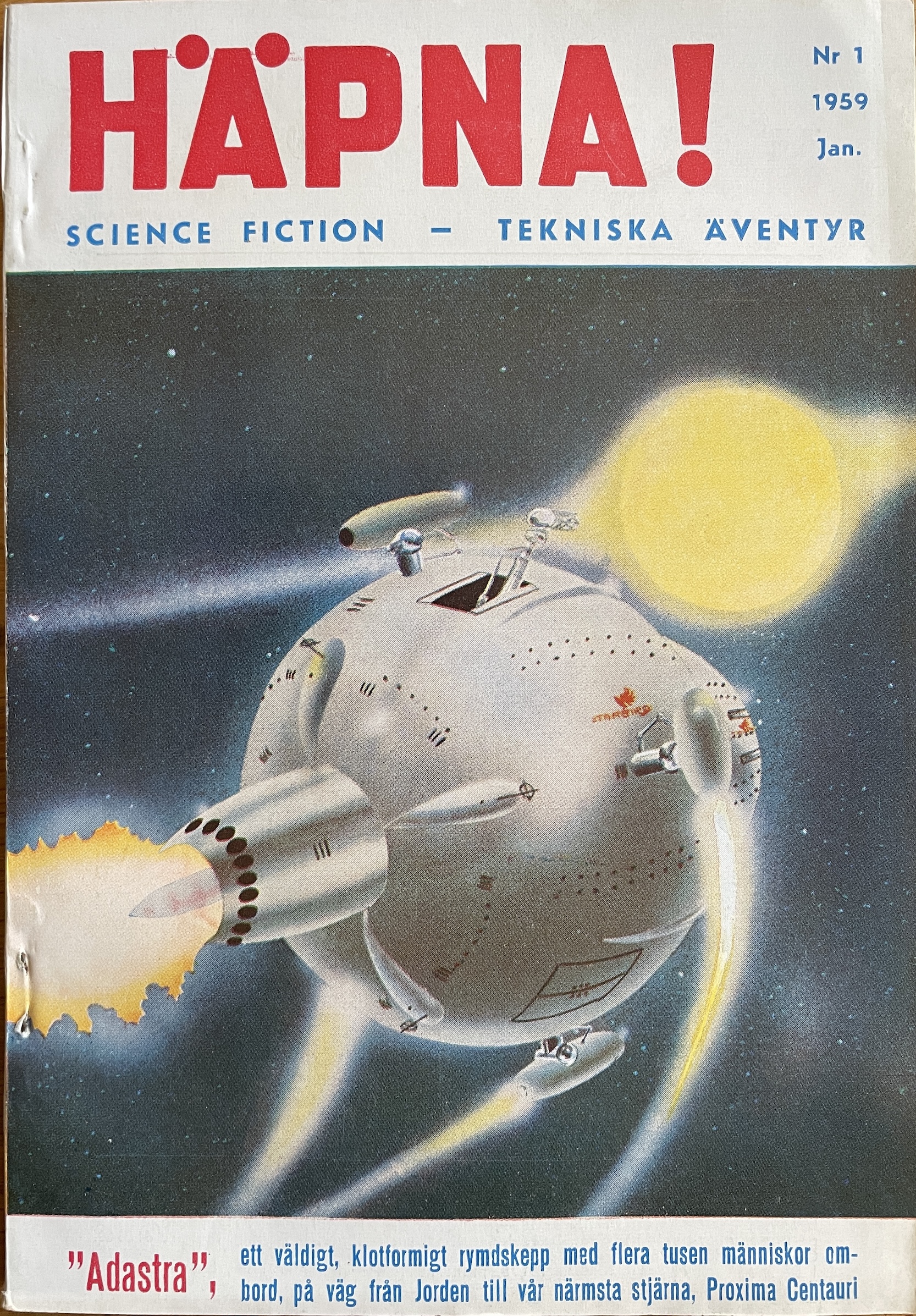 Häpna! #1, januari 1959