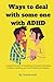 Ways to deal with some one with ADHD by Patrick Swift