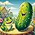 Smiling Pickle and Silly Frog by Jeff Hopper
