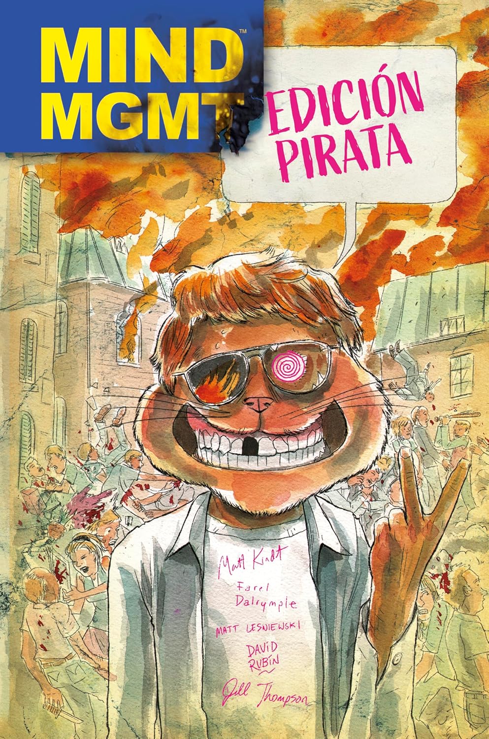 Portada de Mind MGMT. Edición pirata, de Matt Kindt