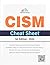 CISM Cheat Sheet: 1st Editi...
