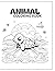 Animal coloring book by Rivas