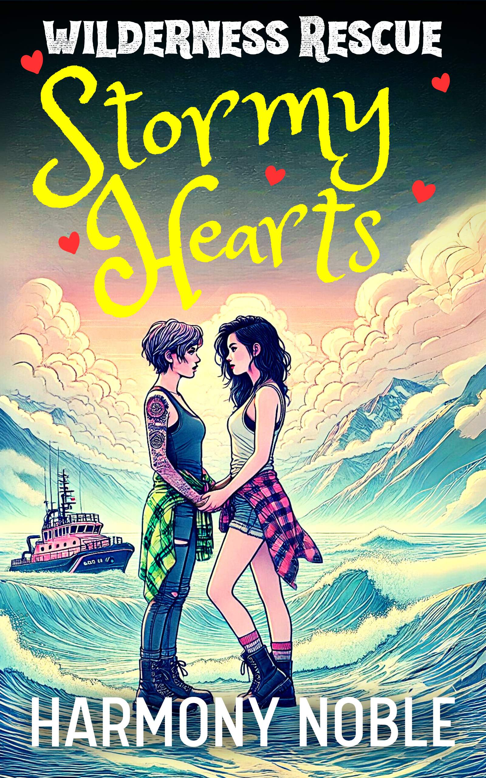 Wilderness Rescue Stormy Hearts: A Sapphic Alaska Rescue Romance