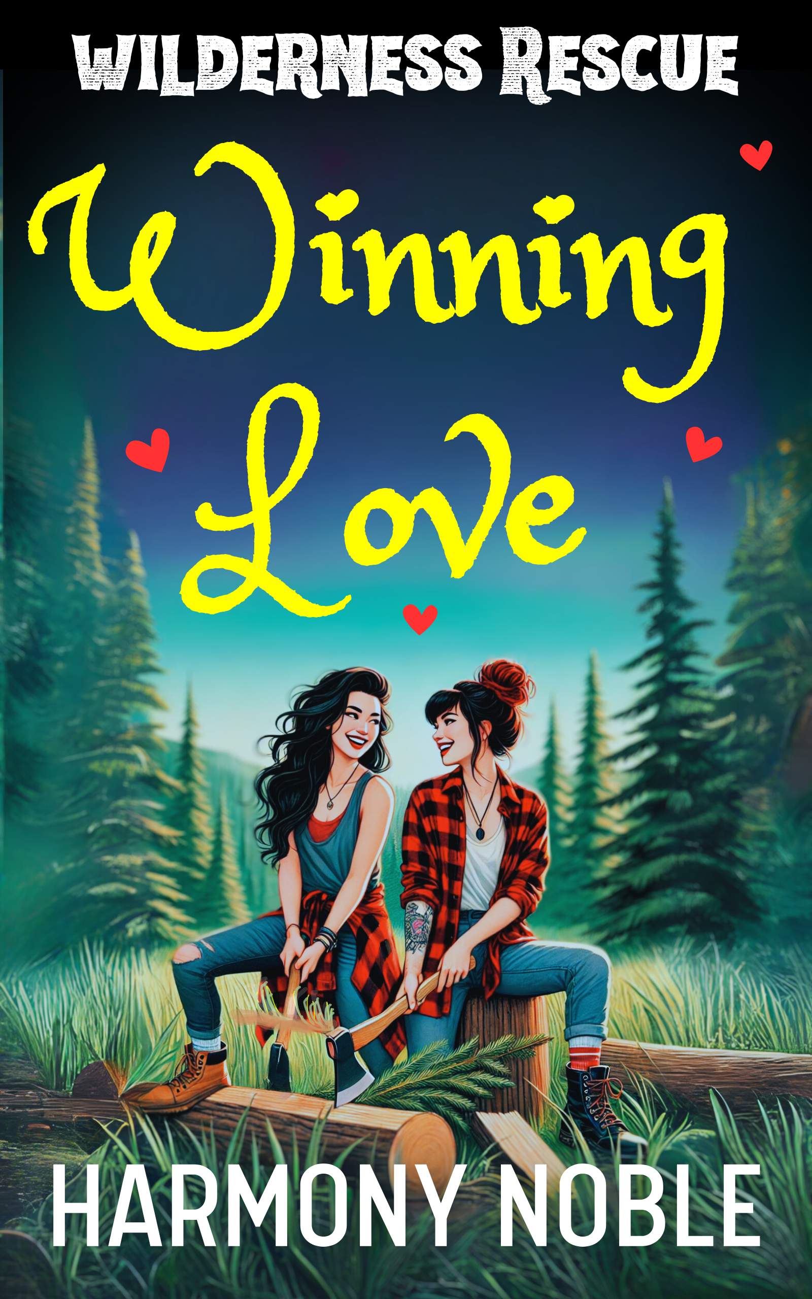 Wilderness Rescue Winning Love: A Sapphic Alaska Rescue Romance (Kindle Edition)