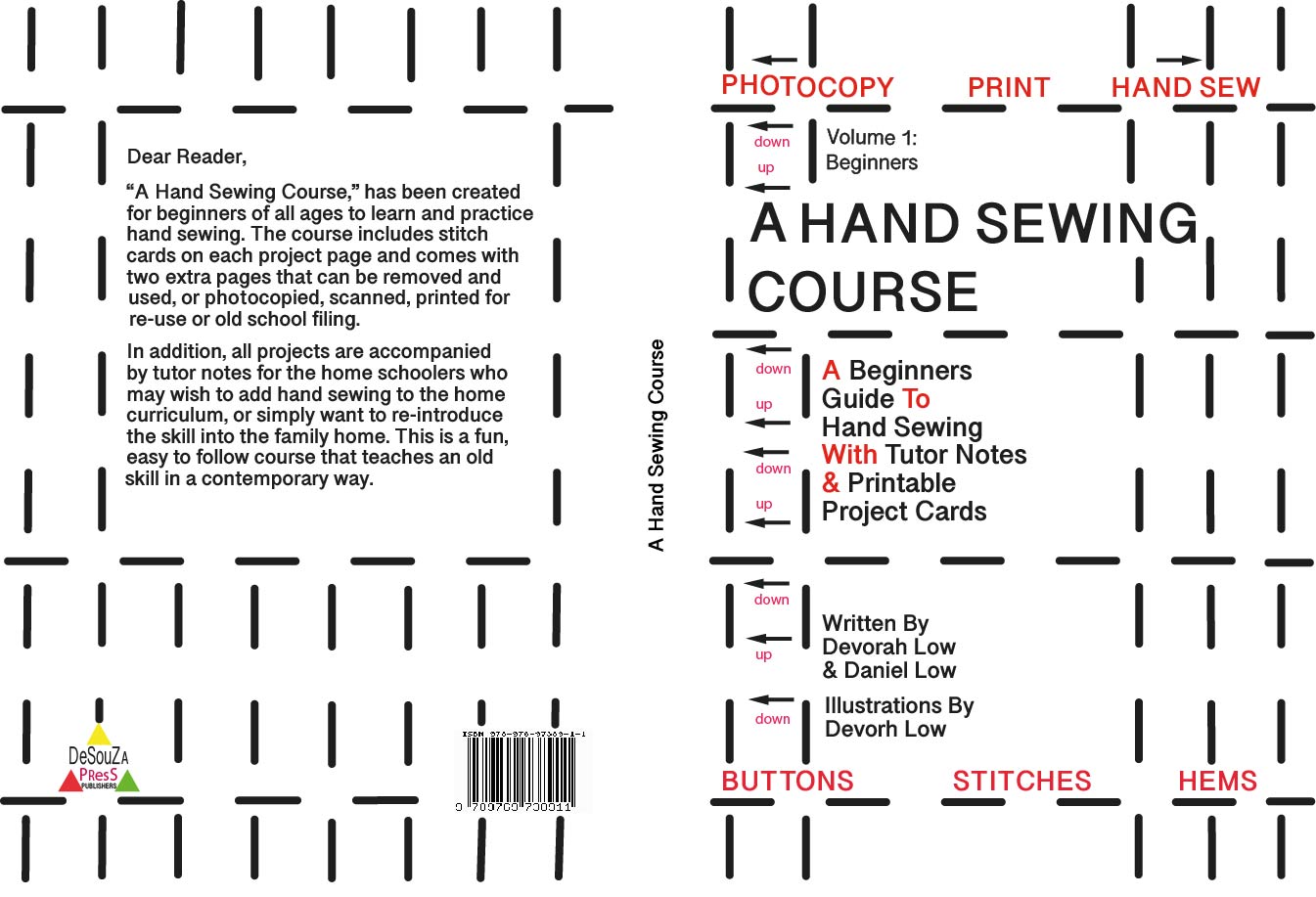 A Hand Sewing Course: A Beginners Guide to Hand Sewing with Tutor Notes & Printable Project Cards