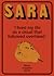 Sara or 'I lived my life as...