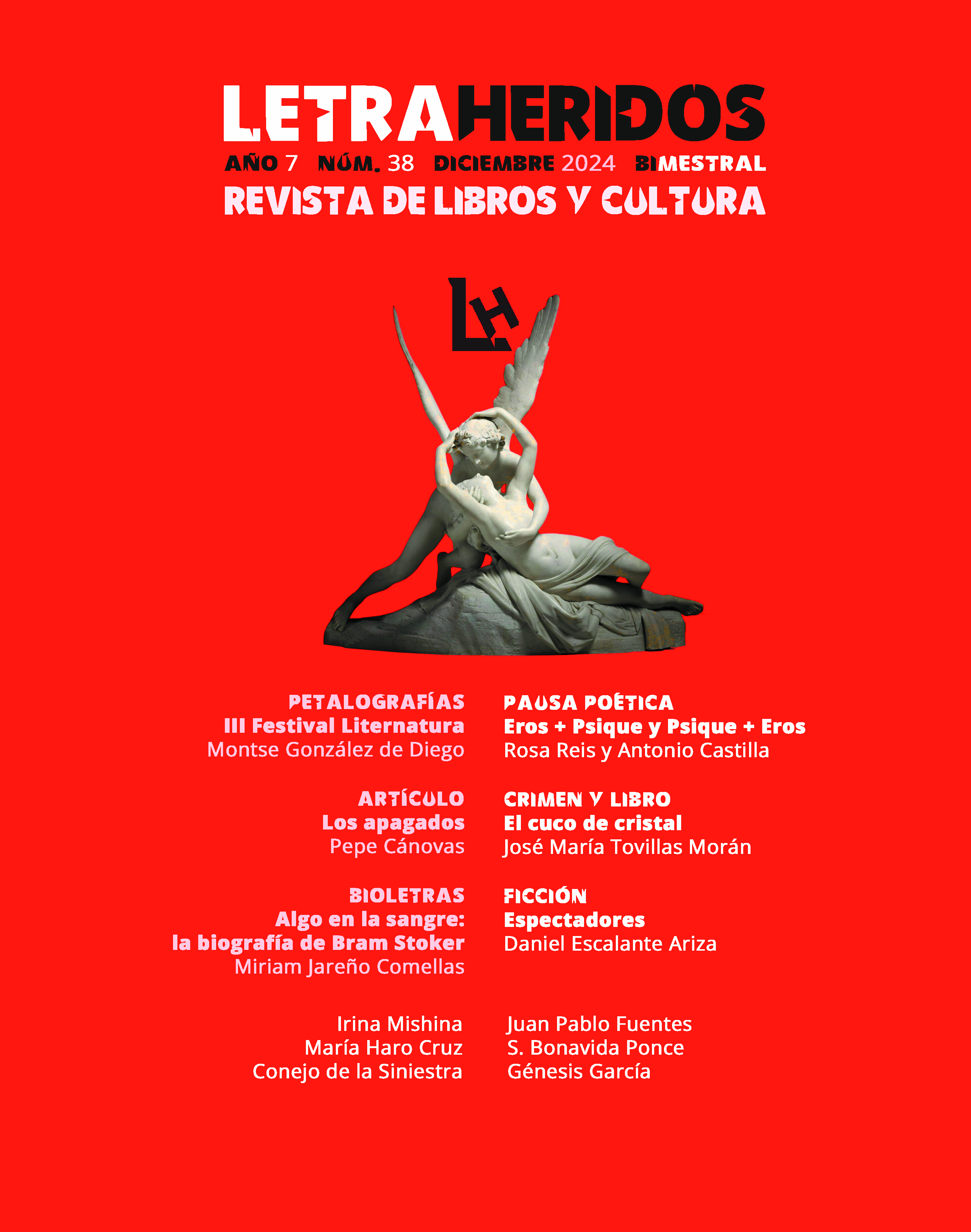Revista Letraheridos. Año 7. Número 38. Diciembre 2024: Revista de libros y cultura
