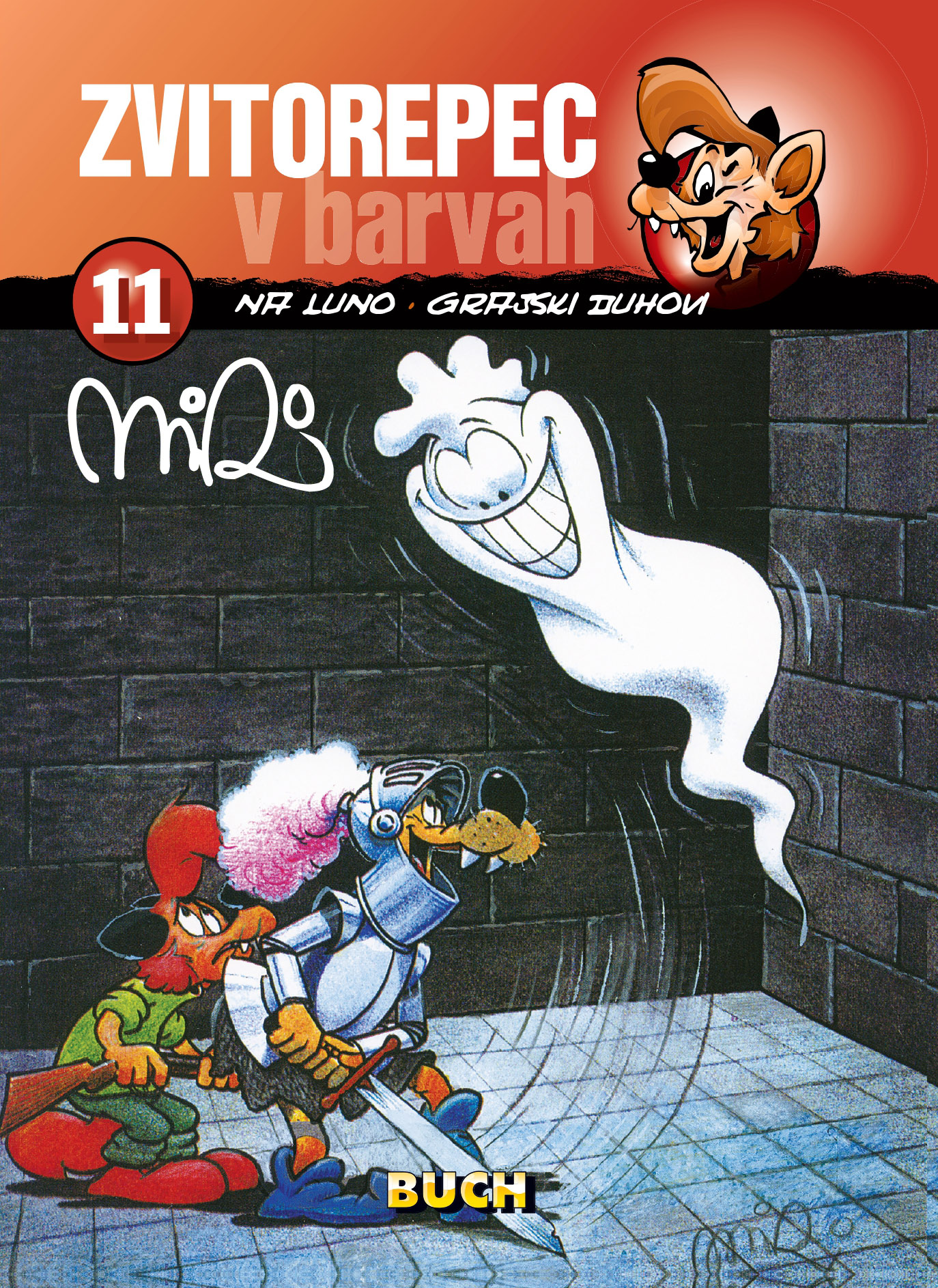 Na luno ; Grajski duhovi (Zvitorepec v barvah, #11)