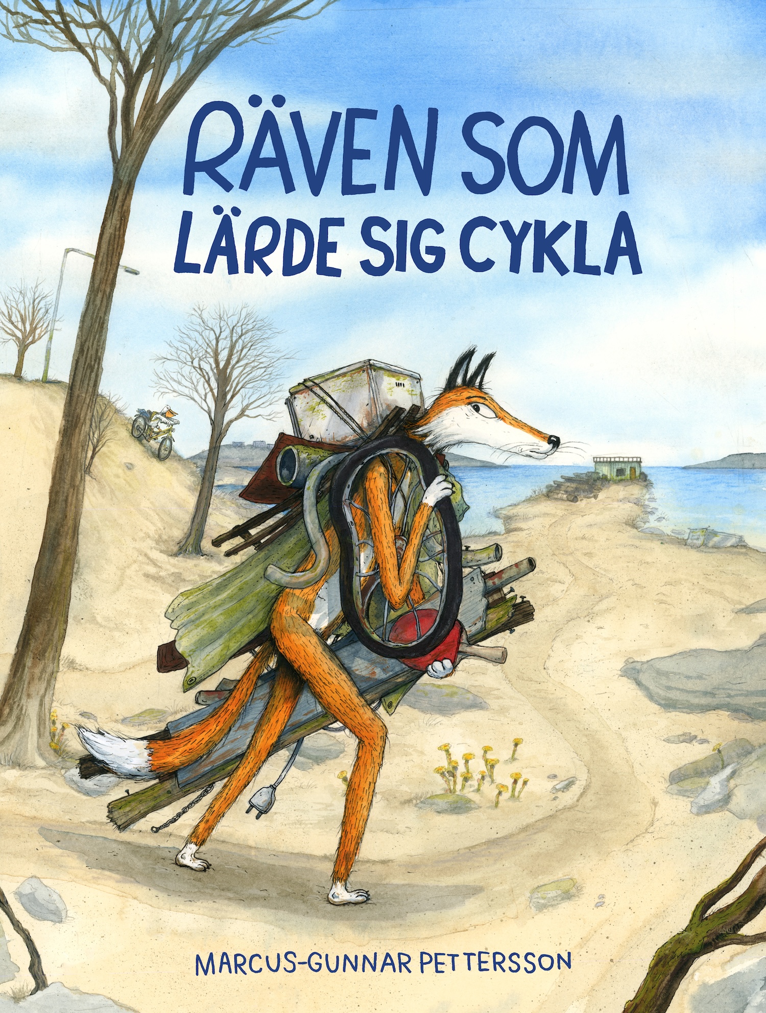 Räven som lärde sig cykla (Hardcover)