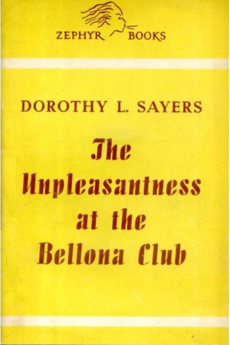 The Unpleasantness at the Bellona Club
