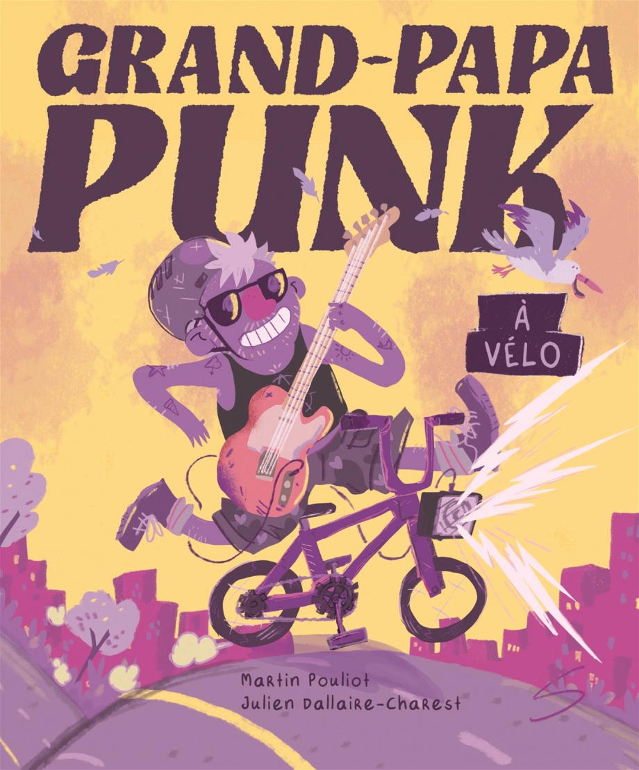 Grand-papa punk à vélo (Paperback)