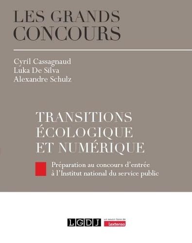 Transitions écologique et numérique: Préparation au concours d'entrée à l'INSP (Paperback)