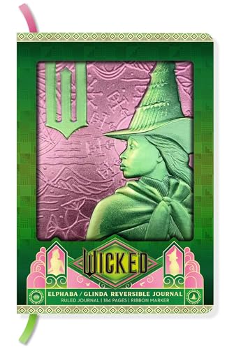 Wicked: Elphaba / Glinda Reversible Sculpted Journal (Hardcover)