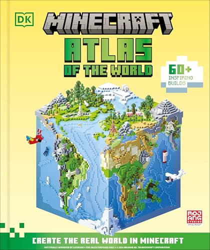 Minecraft Atlas of the World: Create the Real World in Minecraft with 60+ Inspiring Builds (Hardcover)