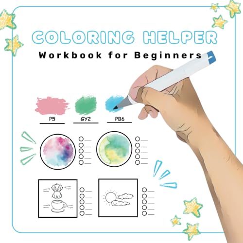 Coloring Helper: Workbook for Beginners: Unleash your imagination and elevate your coloring skills (Paperback)