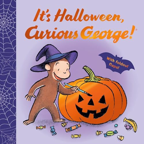 It’s Halloween, Curious George!: Includes 7 Fold Out Flaps for Interactive Fun (Paperback)