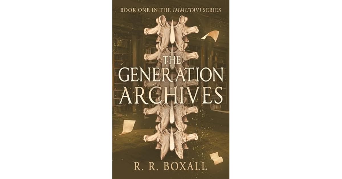 Book giveaway for The Generation Archives (Immutavi, #1) by R.R. Boxall ...