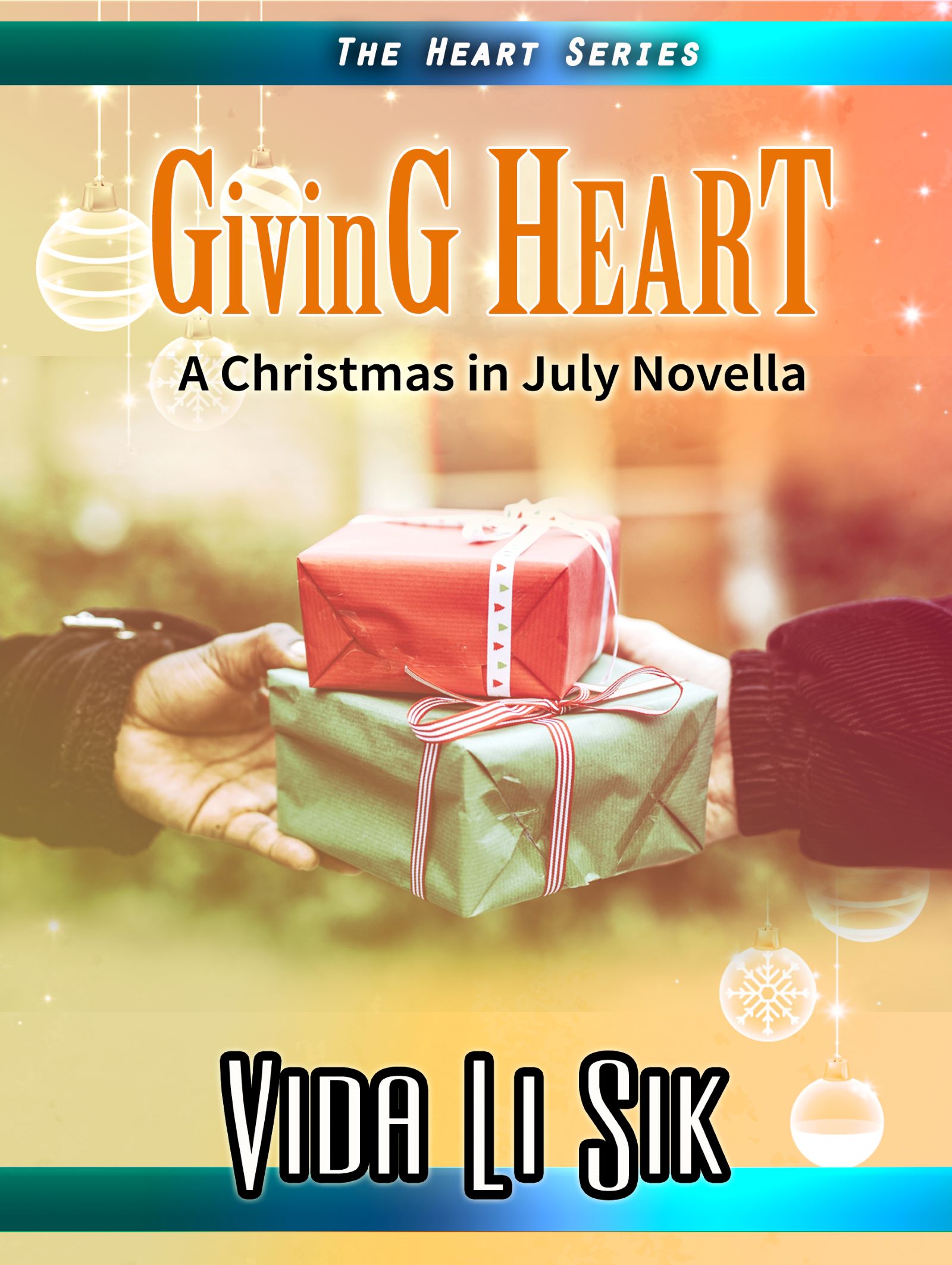 Giving Heart: A Christmas in July Sweet & Wholesome Holiday Novella: Women's Fiction (Heart Series)