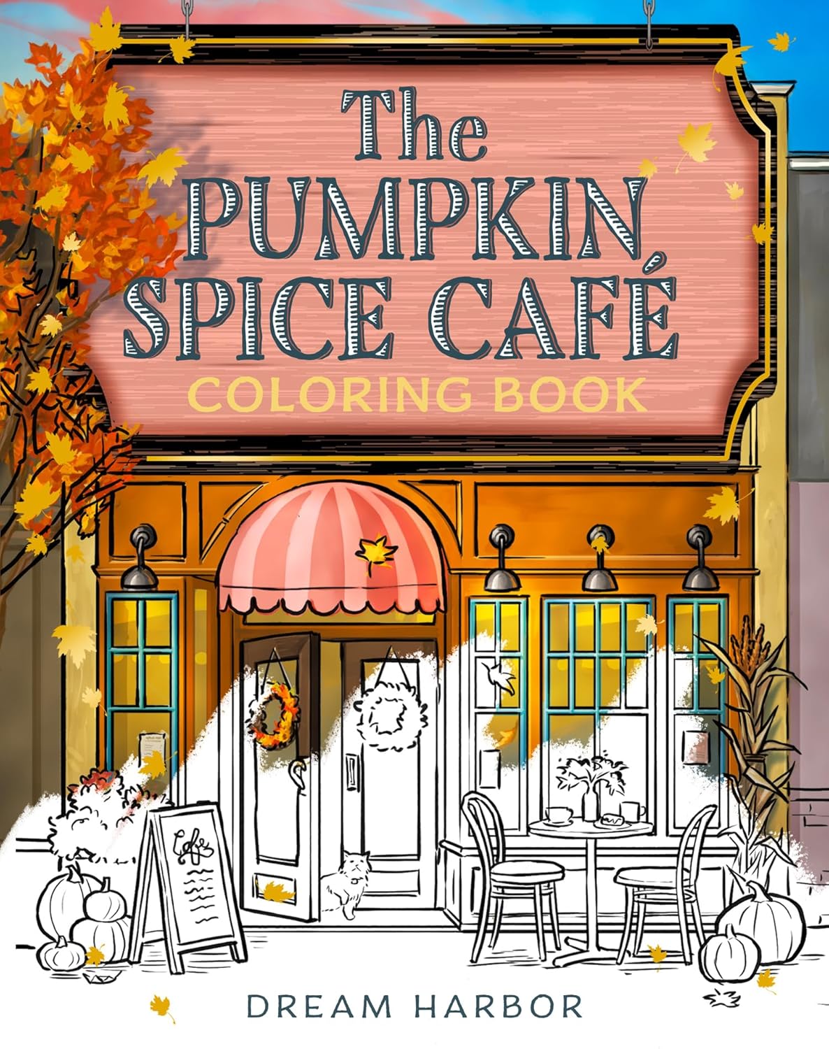 The Pumpkin Spice Café Coloring Book