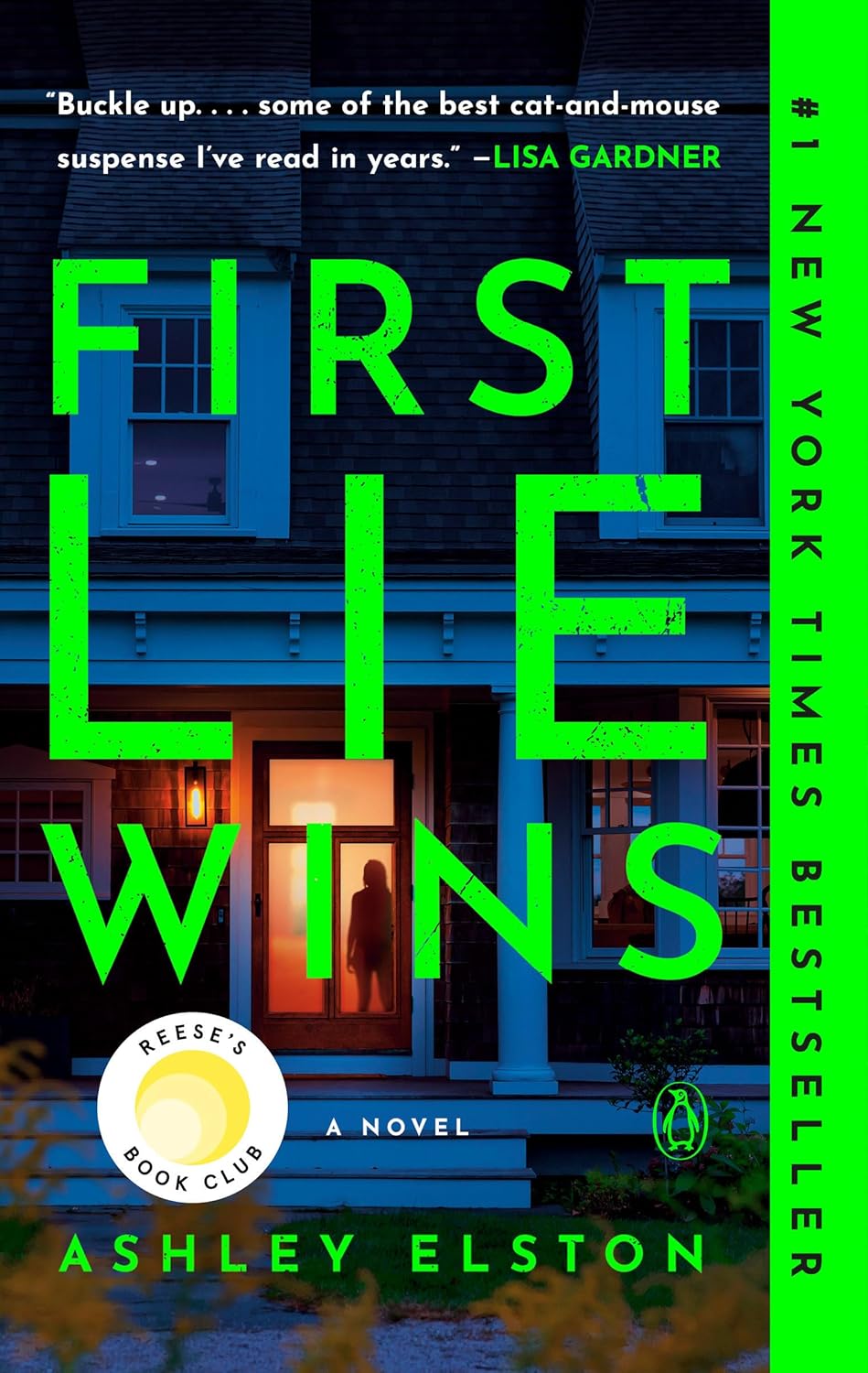 Book cover: First Lie Wins by Ashley Elston