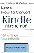 Learn How To Convert Kindle...
