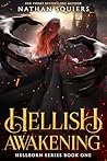 Book cover for Hellish Awakening: A Reverse Harem Monster Romance (Hellborn Book 1)