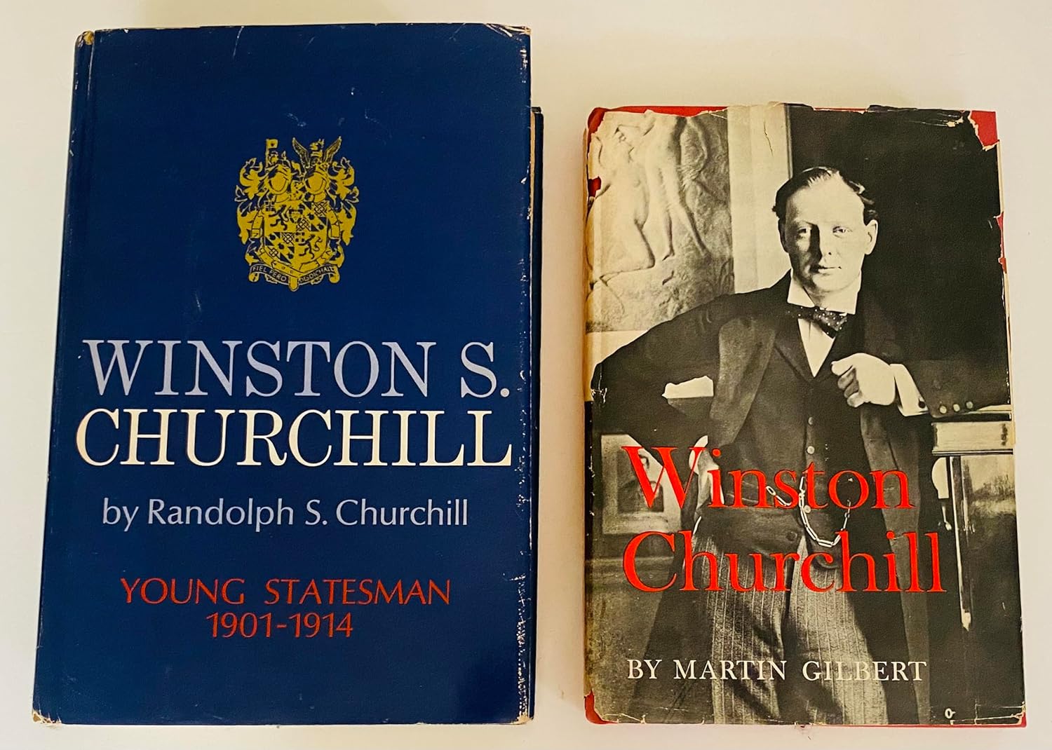 2 Books about Winston Churchill! 1) Winston Churchill 2) Winston S. Churchill - Young Statesman 1901-1914