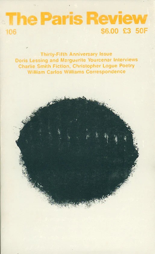 The Paris Review, Issue 106, Spring 1988