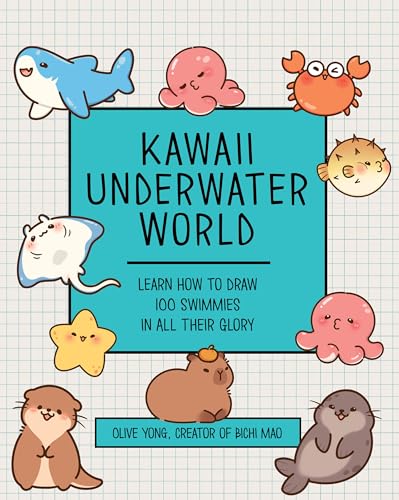 Kawaii Underwater World: Learn How to Draw 80 Adorable Sea Creatures (Paperback)
