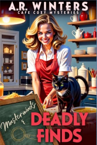 Masterminds and Deadly Finds (McBlack's Treats Cafe Cozy Mysteries, #2)
