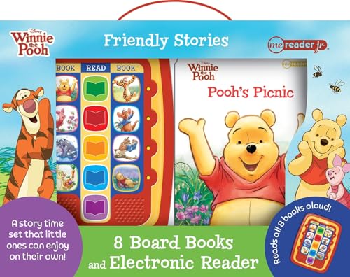 Disney Winnie the Pooh Friendly Stories: Me Reader Jr 8 Board Books and Electronic Reader Sound Book Set (Board Book)