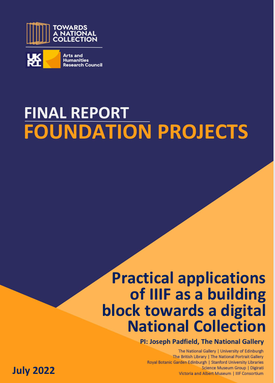 Practical applications of IIIF as a building block towards a digital National Collection