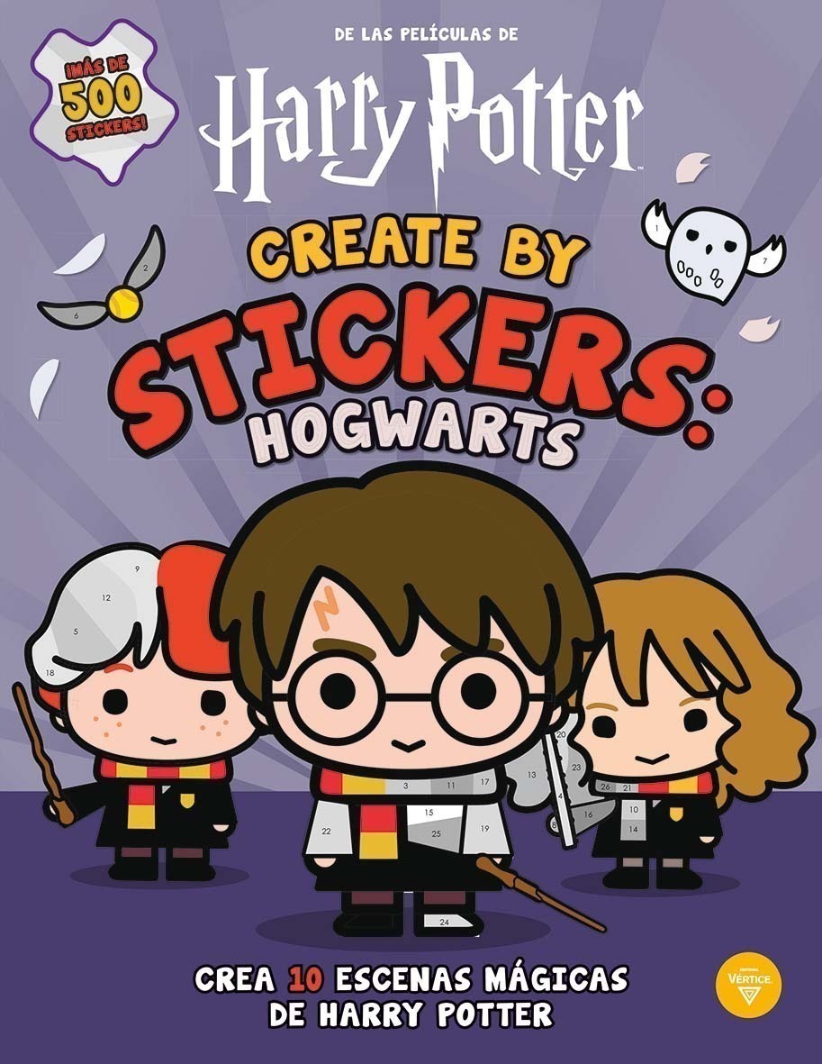 Harry Potter crea con stickers: Hogwarts (Paperback)