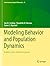 Modeling Behavior and Population Dynamics: Seabirds, Seals, and Marine Iguanas (Interdisciplinary Applied Mathematics)