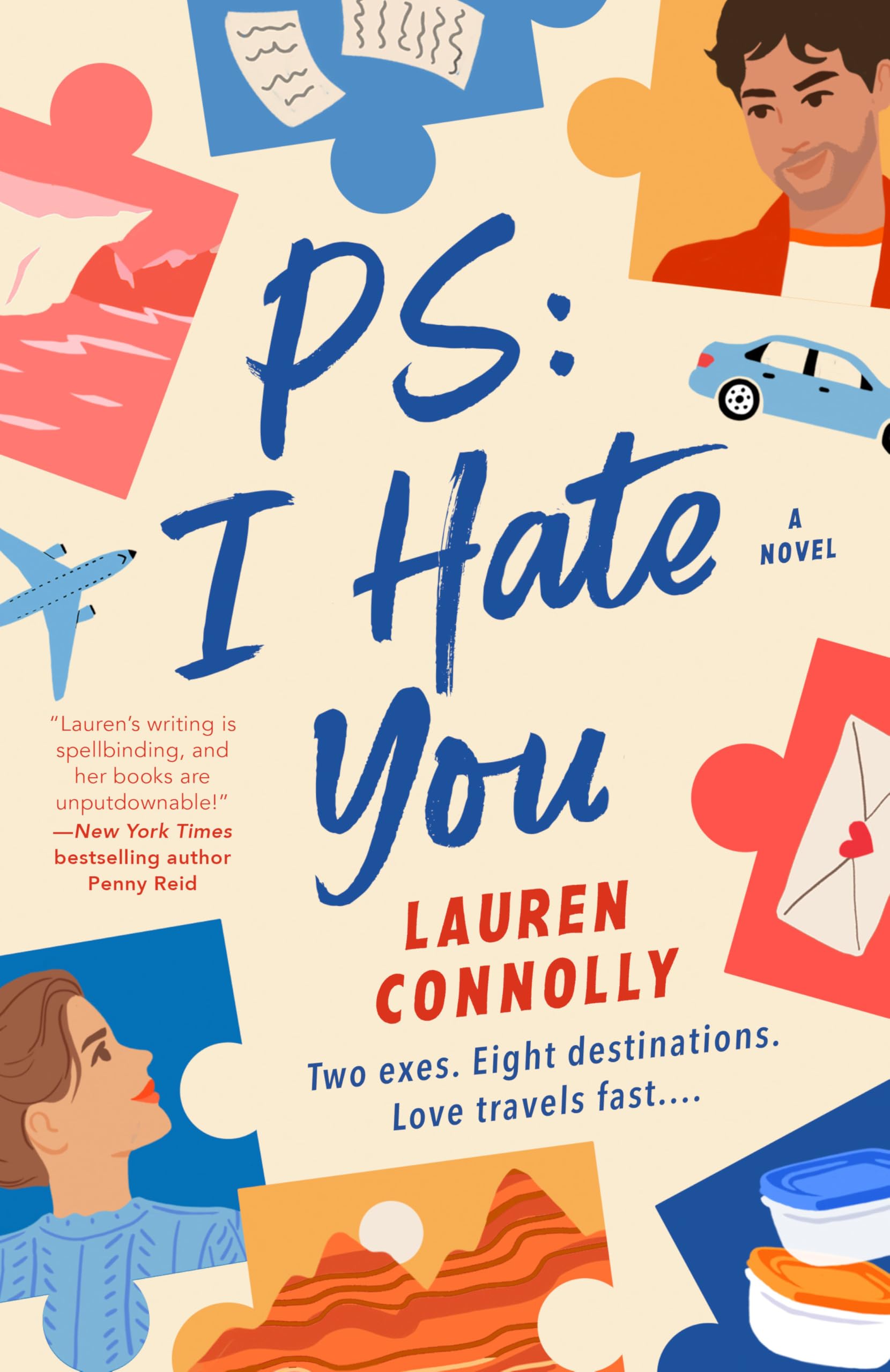Book cover: PS: I Hate You by Lauren Connolly