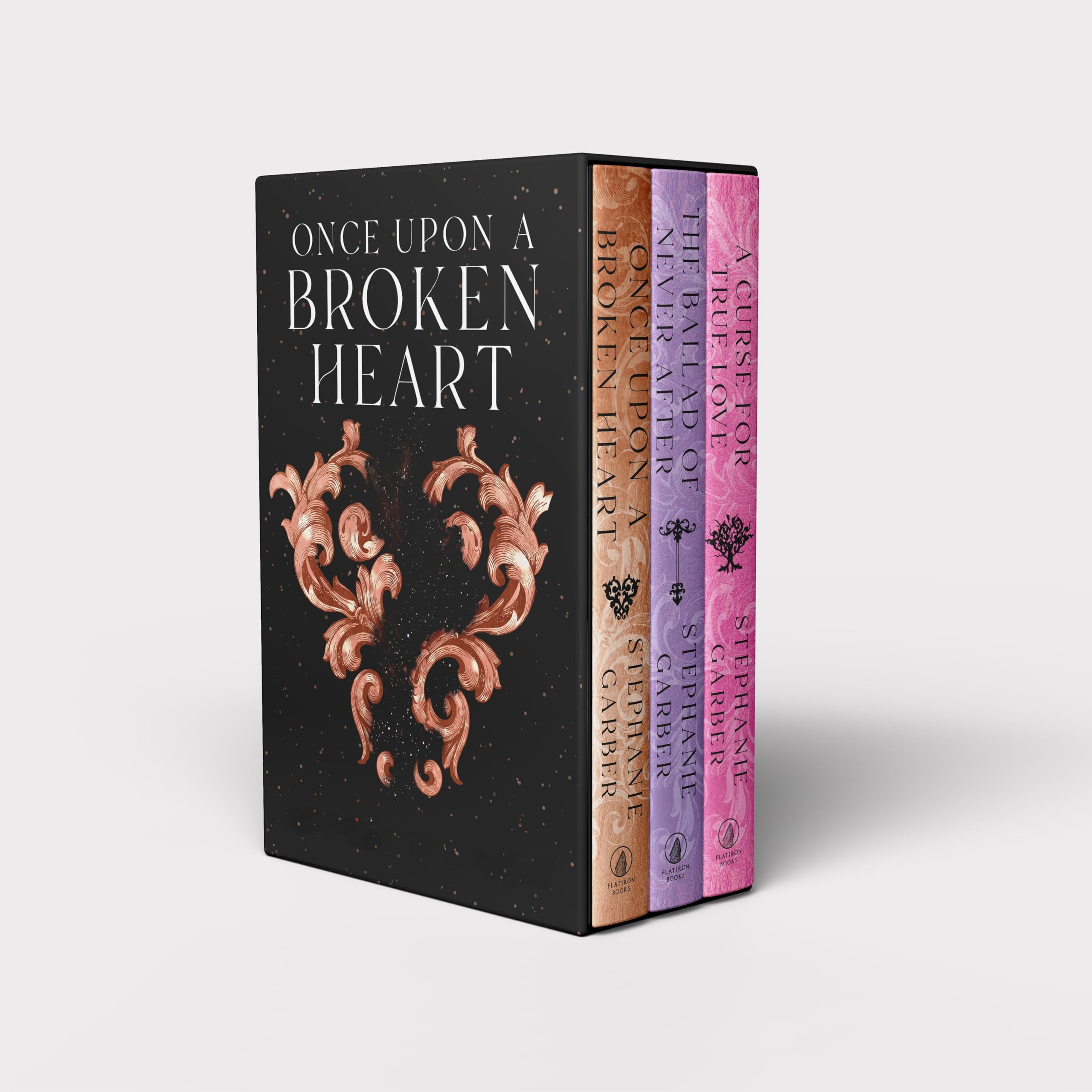 Book cover: Once Upon a Broken Heart Series Hardcover Boxed Set: Once Upon a Broken Heart The Ballad of Never After A Curse for True Love by Stephanie Garber
