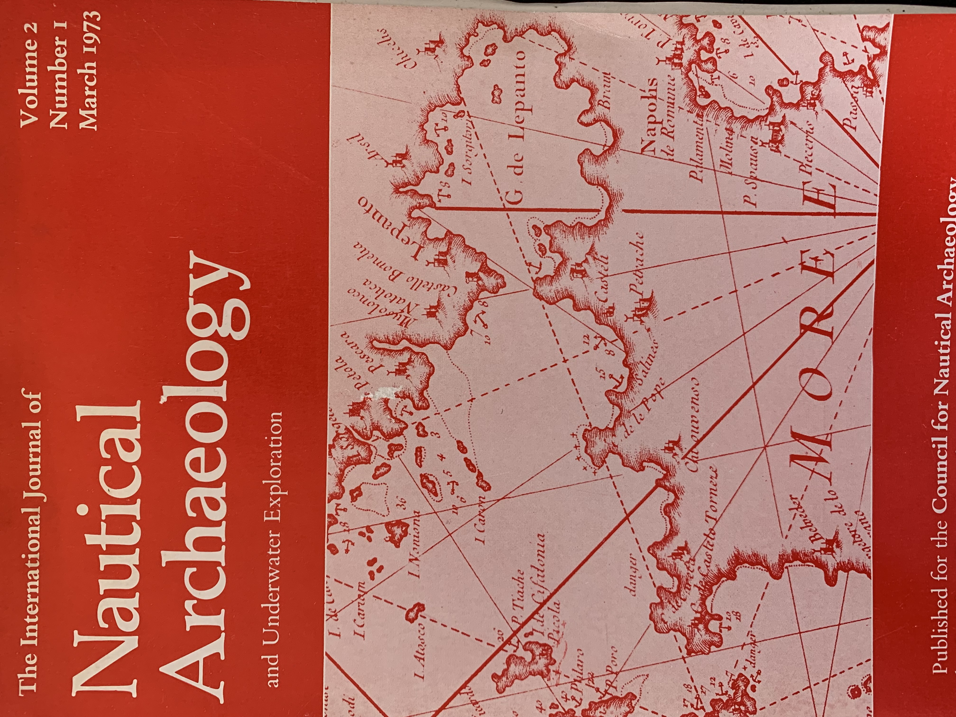 The international journal of nautical archeology an underwater exploration (Volume 2/1)