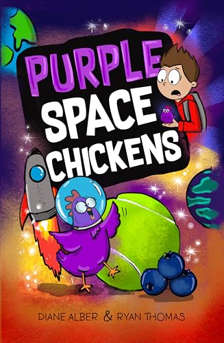 Purple Space Chickens (Purple Space Chickens: Dyslexia-Friendly Chapter Books for Kids Ages 6-9 Book 1)