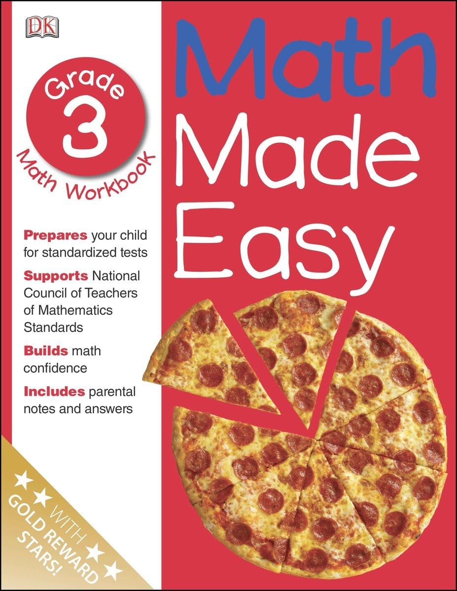 Math Made Easy: Grade 3 Math Workbook