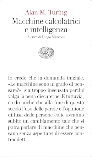 Macchine calcolatrici e intelligenza (Italian Edition)
