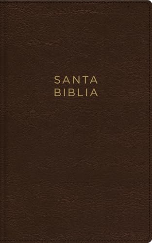 NBLA, Santa Biblia, Ultrafina, Letra grande, Leathersoft, Café, Palabras de Jesús en rojo (Spanish Edition)