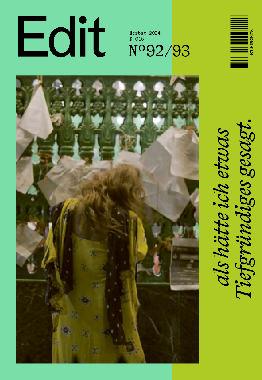 Als hätte ich etwas Tiefgründiges gesagt (Edit #92/93)