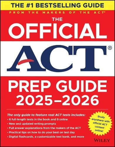 The Official ACT Prep Guide 2025 - 2026: Book + Online Course (Paperback)