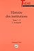 Histoire des institutions 1-2 : L’antiquité (Themis)