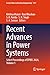 Recent Advances in Power Systems by Krishna Murari