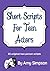 Short Scripts For Teen Actors: 15 Original 2 Person Scripts