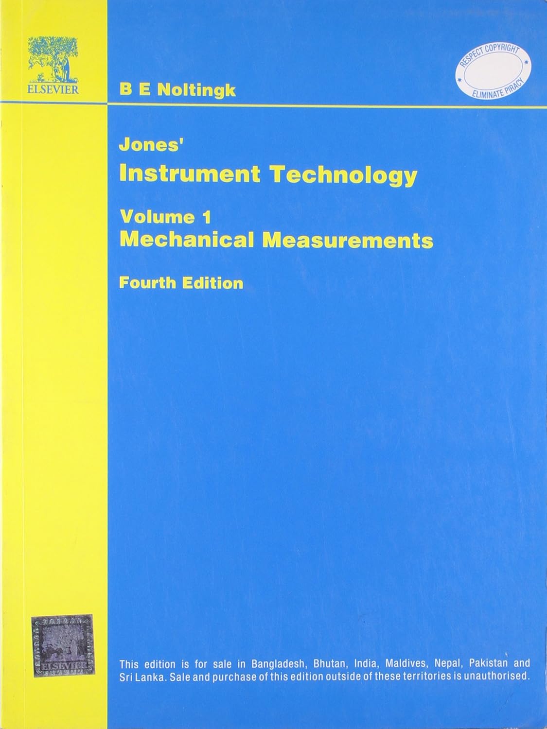 Jones’ Instrument Technology: Mechanical Measurements, 4E (Vol 1)