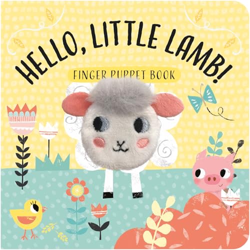 North Parade Publishing Finger Puppet Hello Little Lamb. (Board Book)