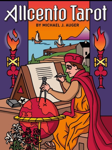 Allcento Tarot: Expanded Deck, 100 Tarot Cards with Whimsical Art and Black Painted Edges, Zodiac and Triumph Cards, 144-Page Illustrated Guidebook